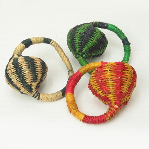 ストローがらがら  ラウンドハンドル  ベル入