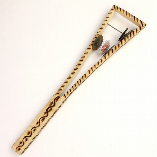 【SALE】焼き模様王冠マラカス @1500→1200円