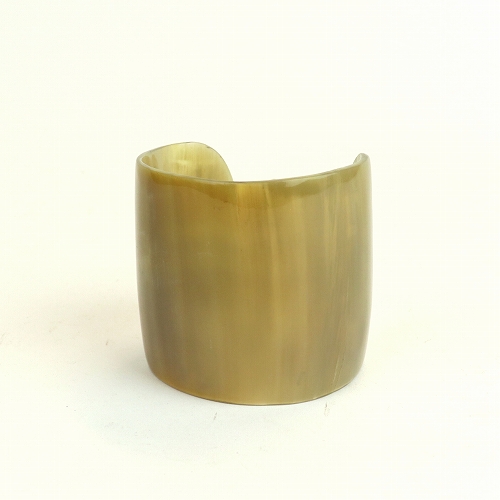 牛角ブレスレット 縦長 白角