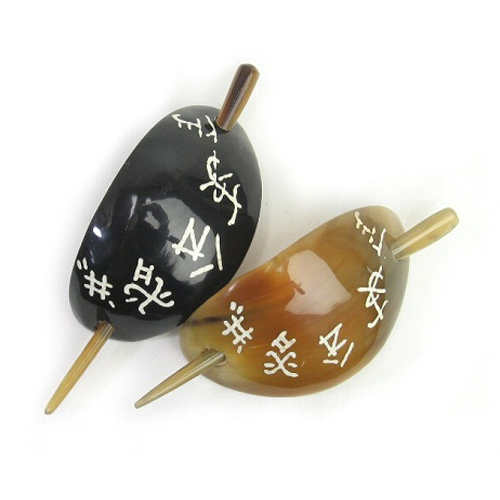 牛角バレッタ マジェステ   アラブ文字  BIC