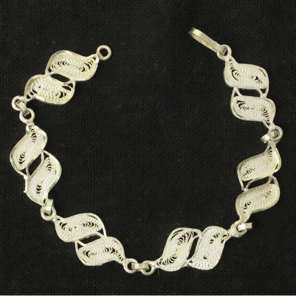 シルバーエチオピアクロスブレスレット 大 一点物 01