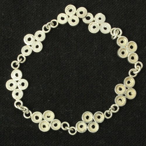 シルバーエチオピアクロスブレスレット 大 一点物 02