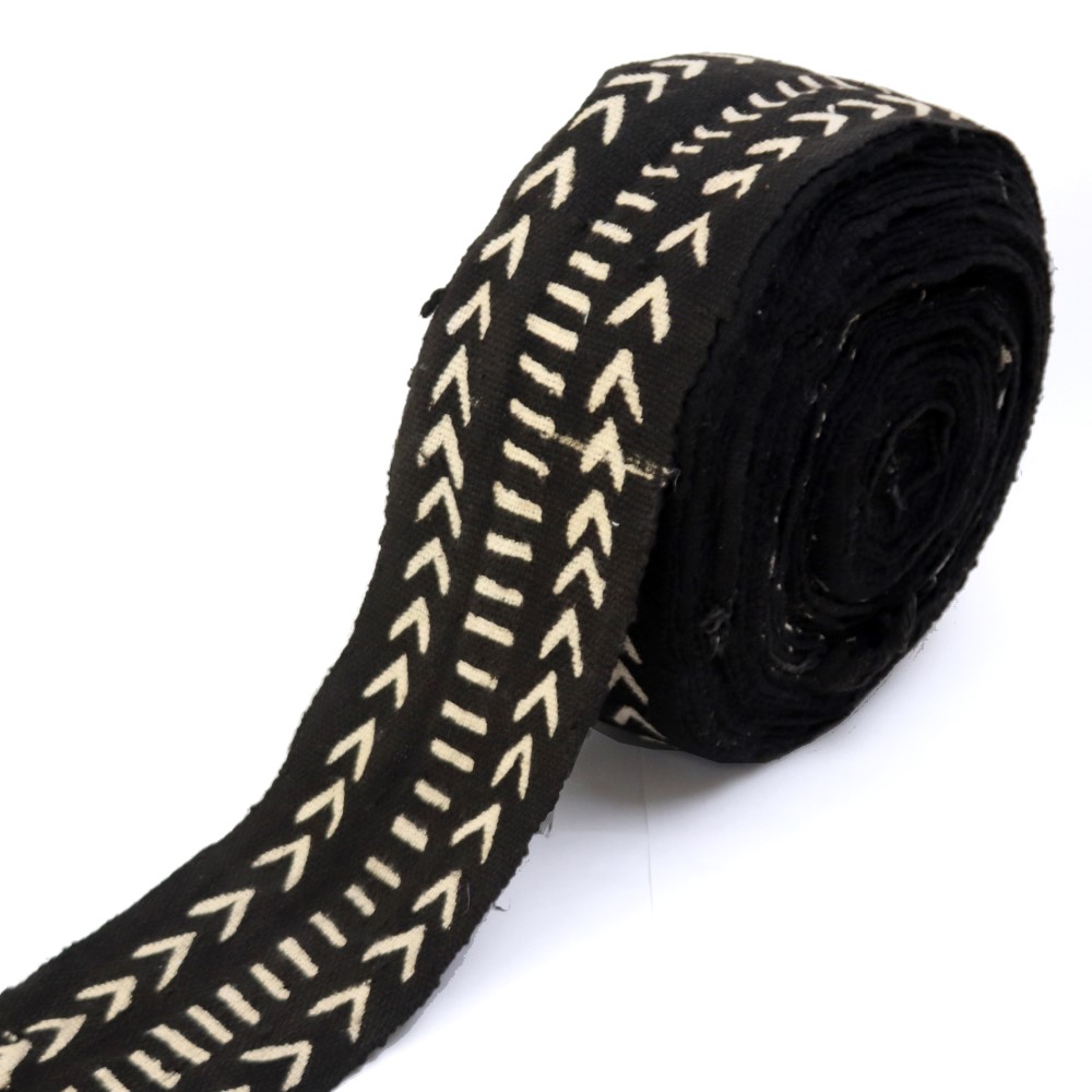 マリ泥染め帯 1M 03