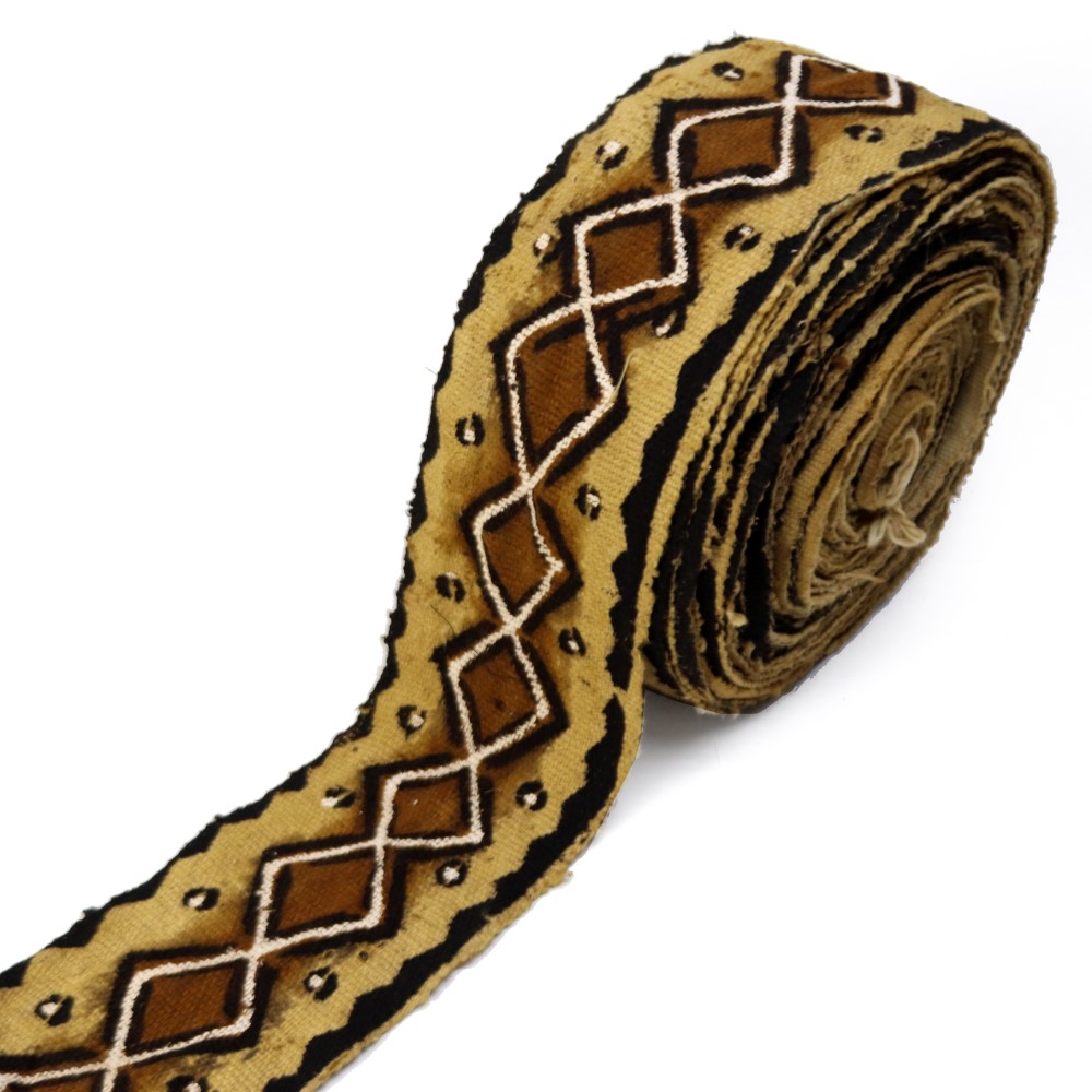 マリ泥染め帯 1M 04