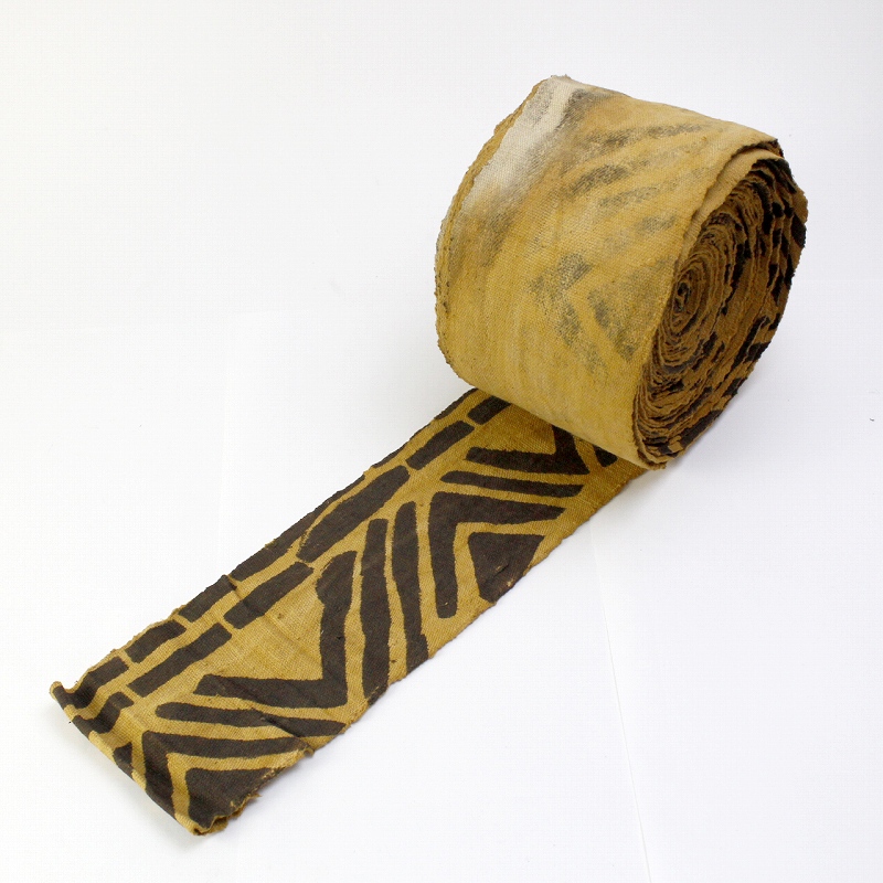 マリ泥染め帯 1M 1707　黄・柄