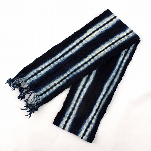 藍染柄ベルト 103