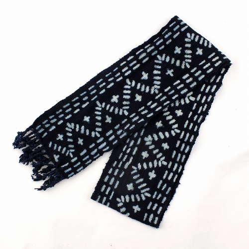 藍染柄ベルト 104