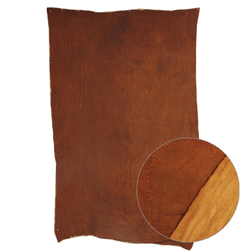 泥染ブランケット無地 マリ 茶