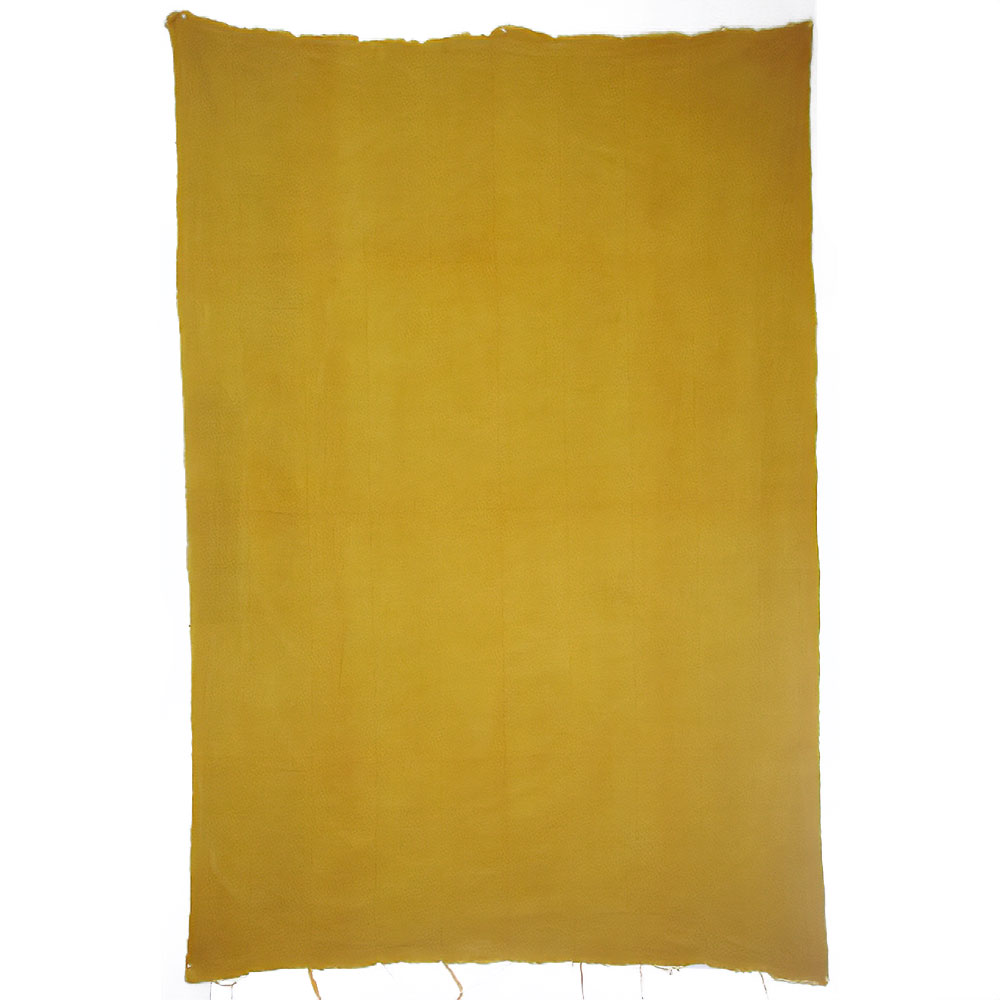 泥染ブランケット無地 マリ 黄