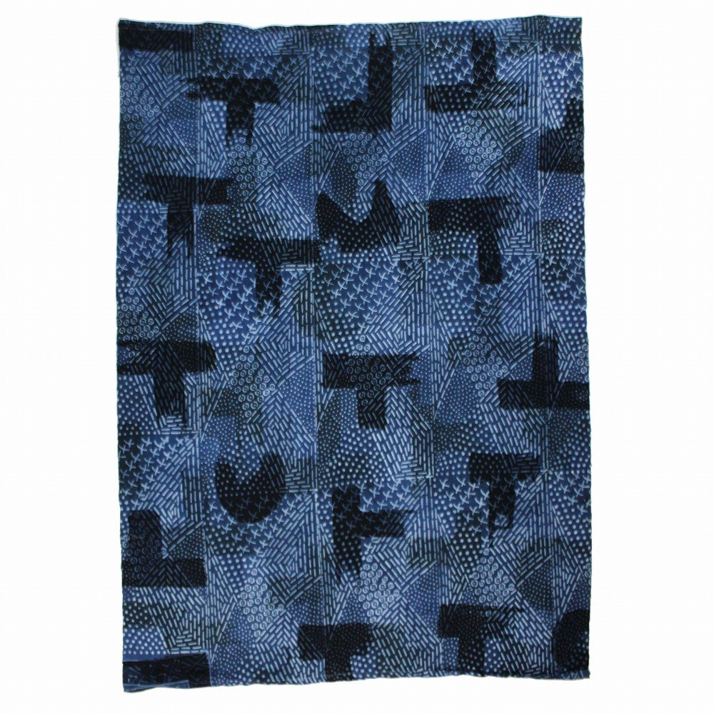 NDOMO泥藍染ブランケット小 29 一点物