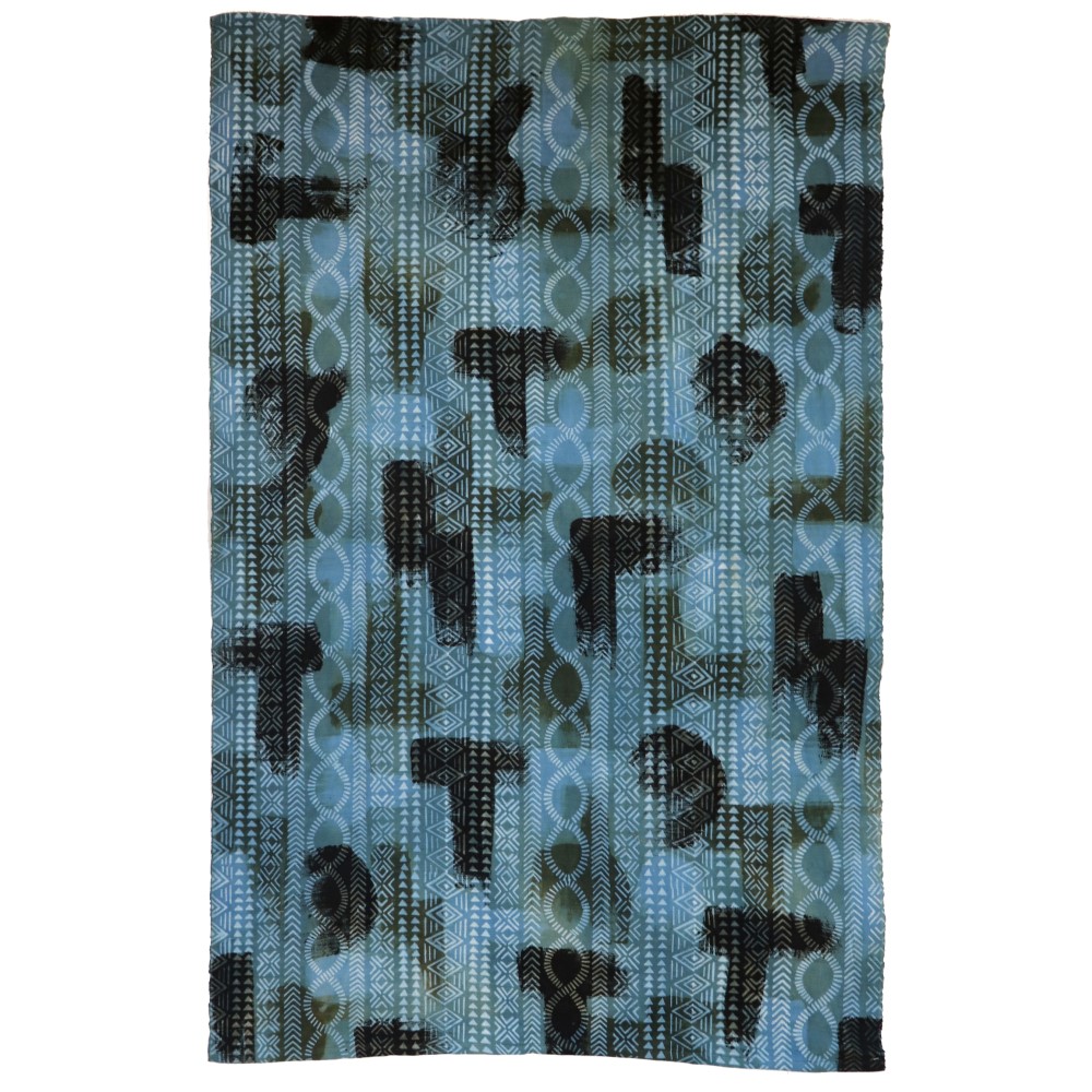 NDOMO藍染ブランケット小 42　一点