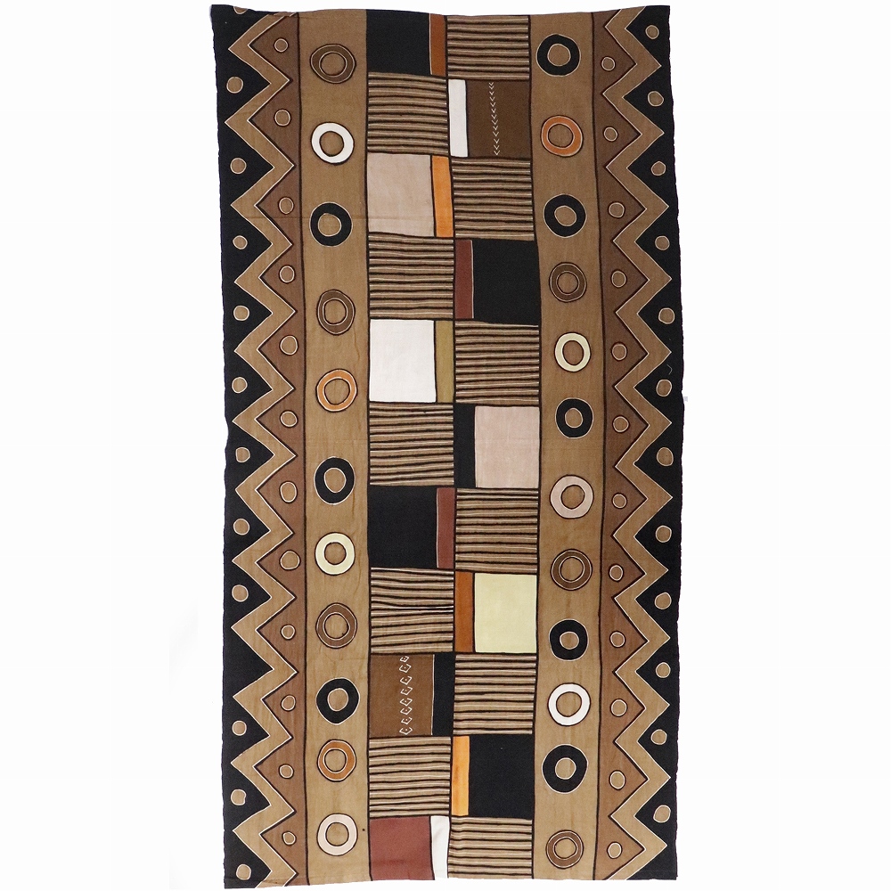 NDOMO泥染ベッドカバー大 270x140 21 一点物