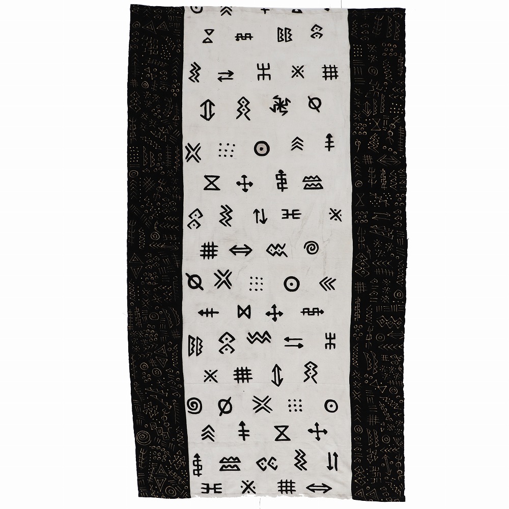 NDOMO泥染ベッドカバー大 270x140 46 一点物