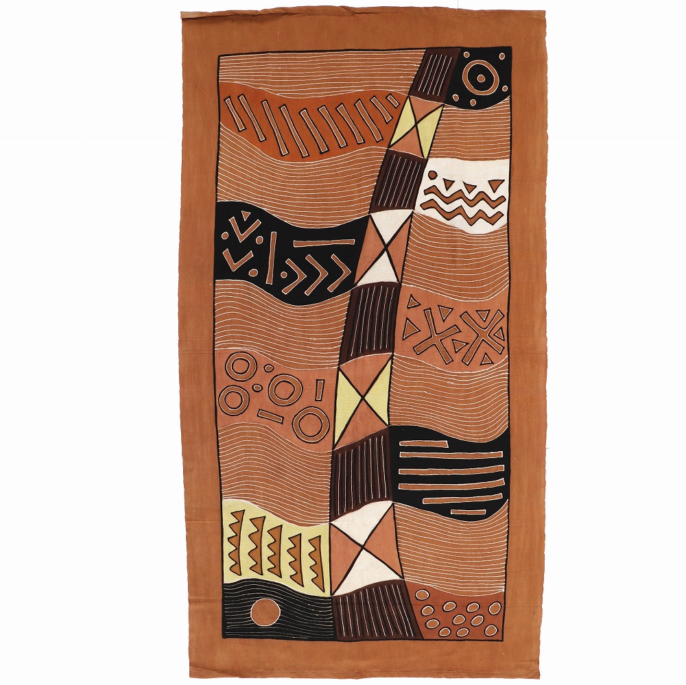 NDOMO泥染ベッドカバー大 270x140 49 一点物