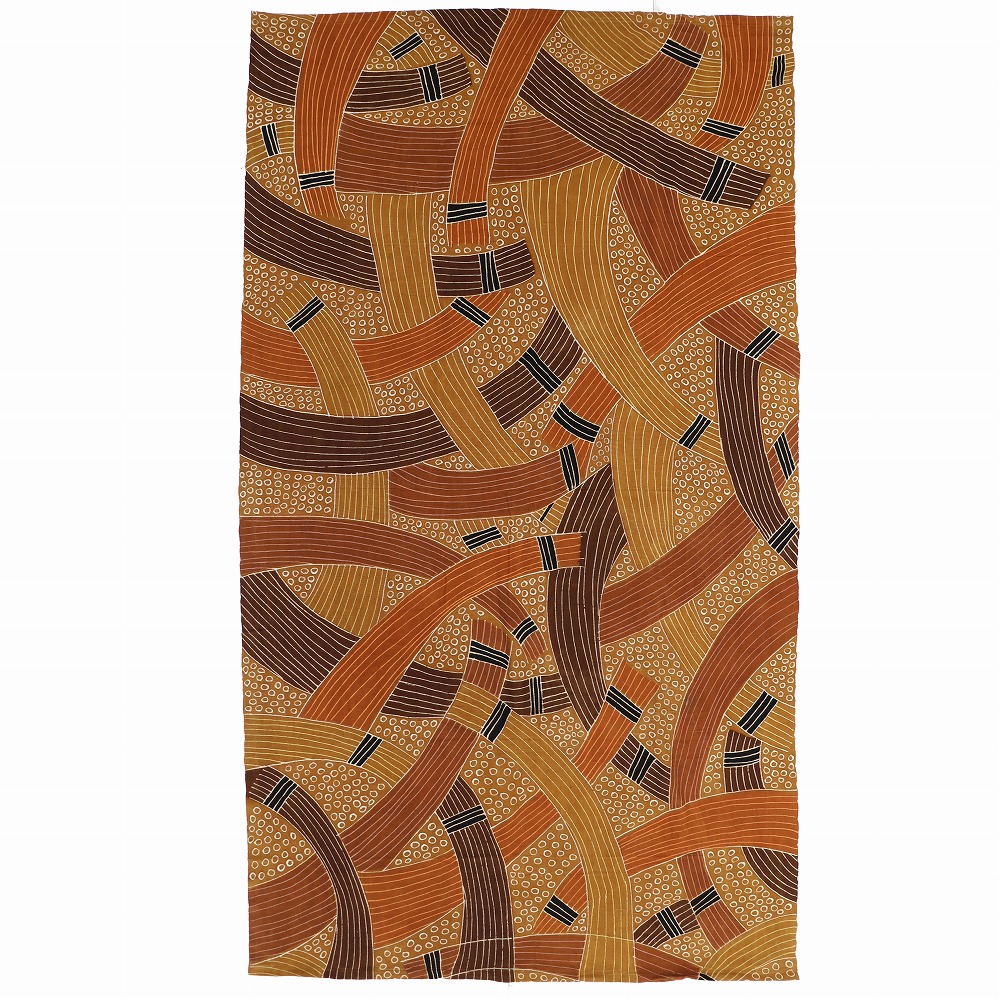 NDOMO泥染ベッドカバー大 270x140 52 一点物