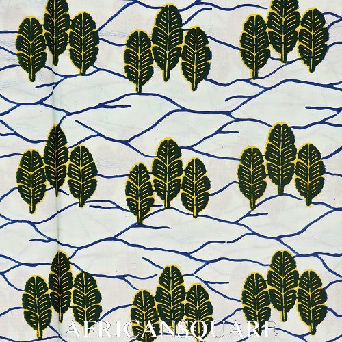 コートジボワールパーニュ UNIWAX 2ヤード 0034