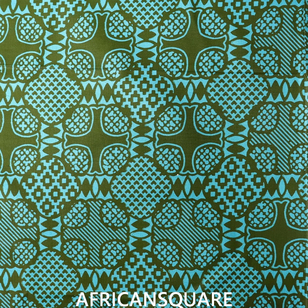 コートジボワールパーニュ UNIWAX 2ヤード 0057