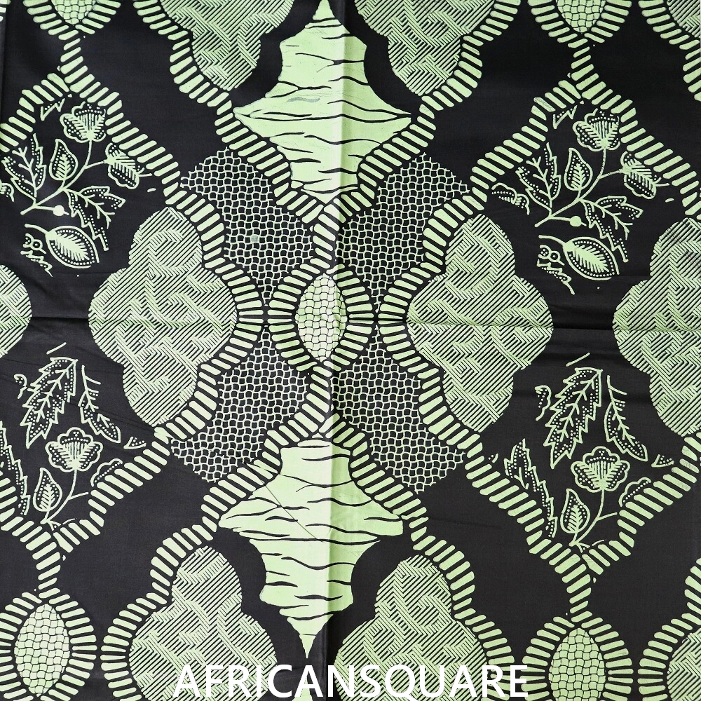 コートジボワールパーニュ UNIWAX 2ヤード 0064