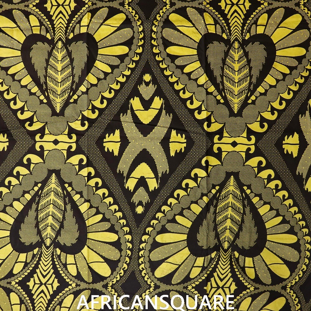 コートジボワールパーニュ UNIWAX 2ヤード 0065