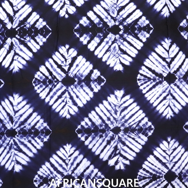 トーゴバティック 藍絞り染 _003