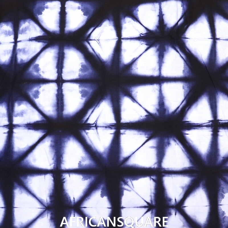 トーゴバティック 藍絞り染 _005