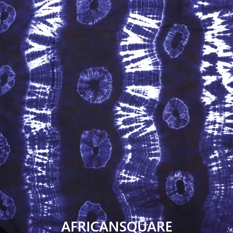 トーゴバティック 藍絞り染 _007