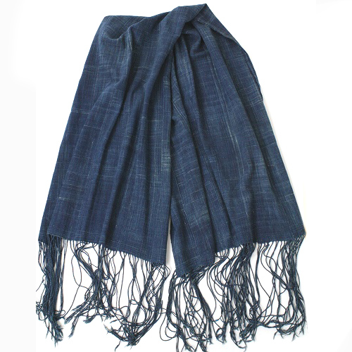 藍染布 古布 ショール