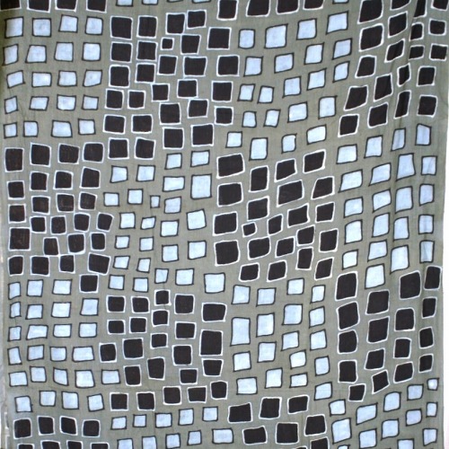 泥染手織薄布NDOMO02カーキ5.8x1.1m/切売