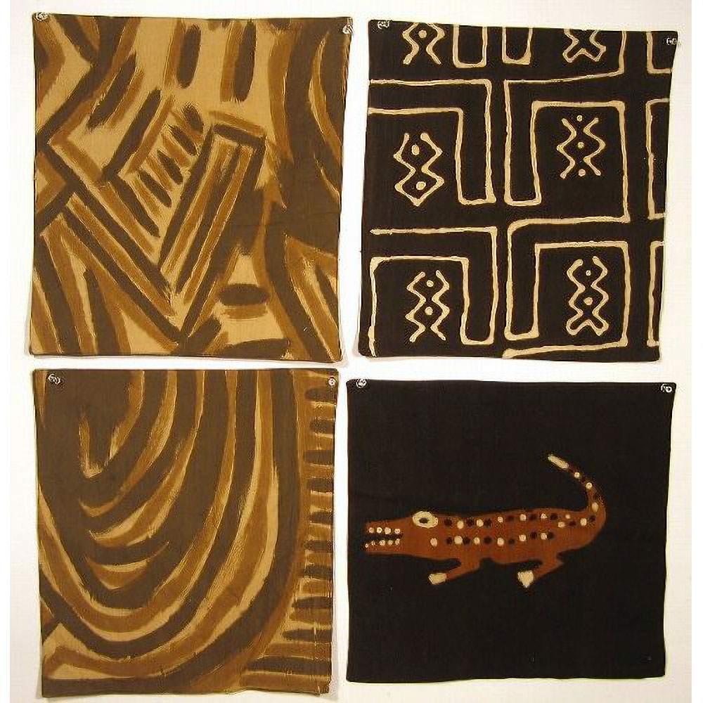 泥染薄布ランチョン正方形(クレトン地)