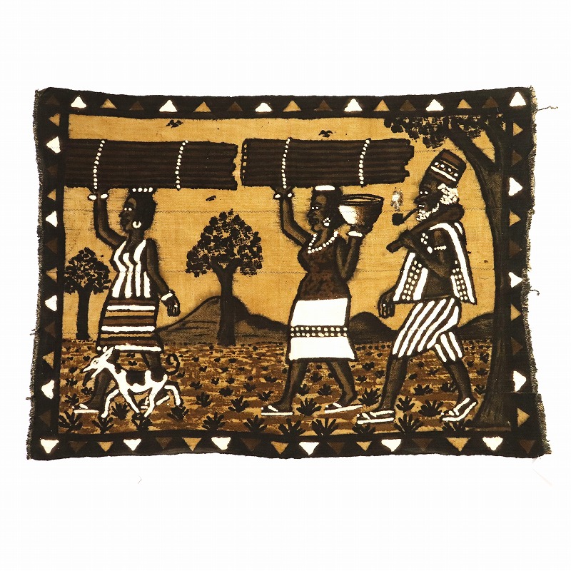 泥染絵布 中 04 一点物