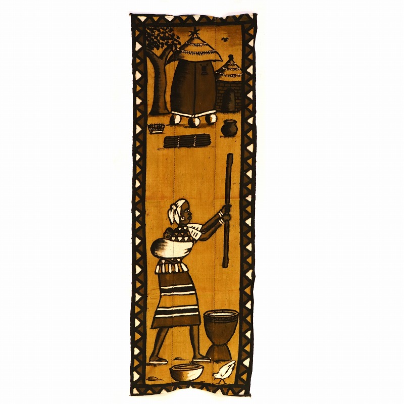 泥染絵布 中 07 一点物