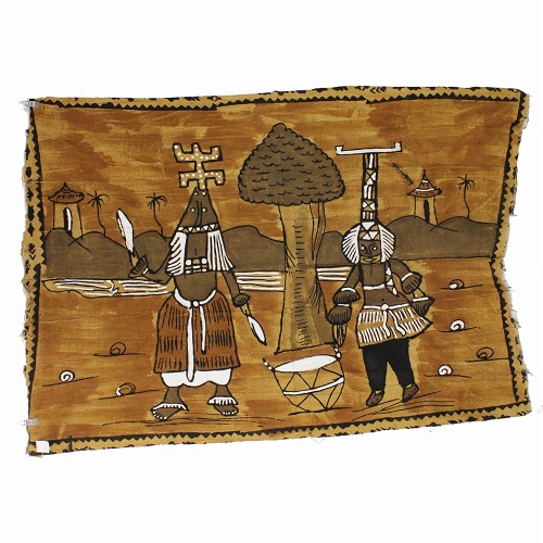 泥染絵ブランケット 1807 一点もの