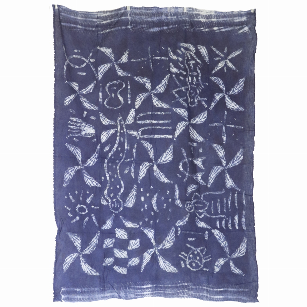 イボ藍染布 一点物 02