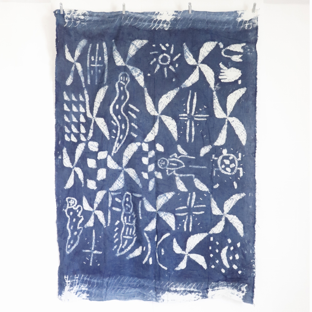 イボ藍染布 一点物 03
