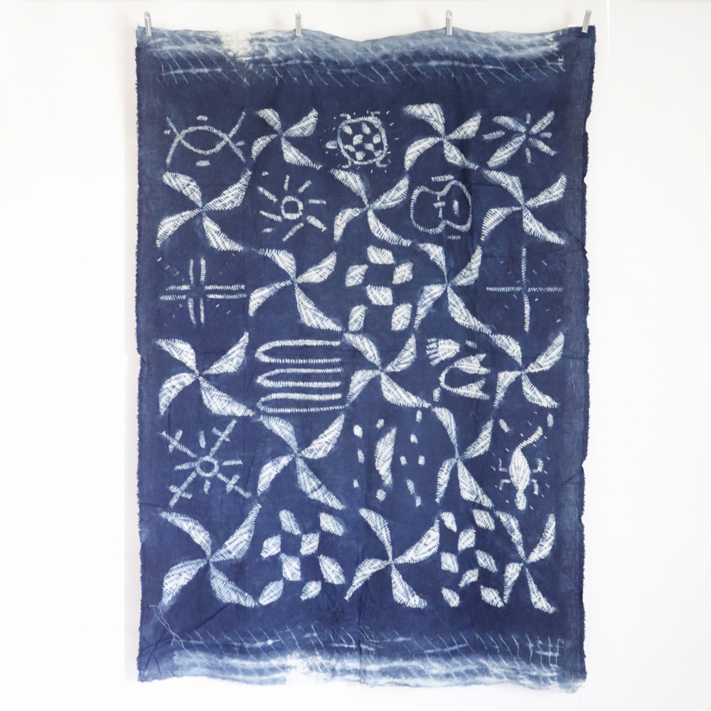 イボ藍染布 一点物 07