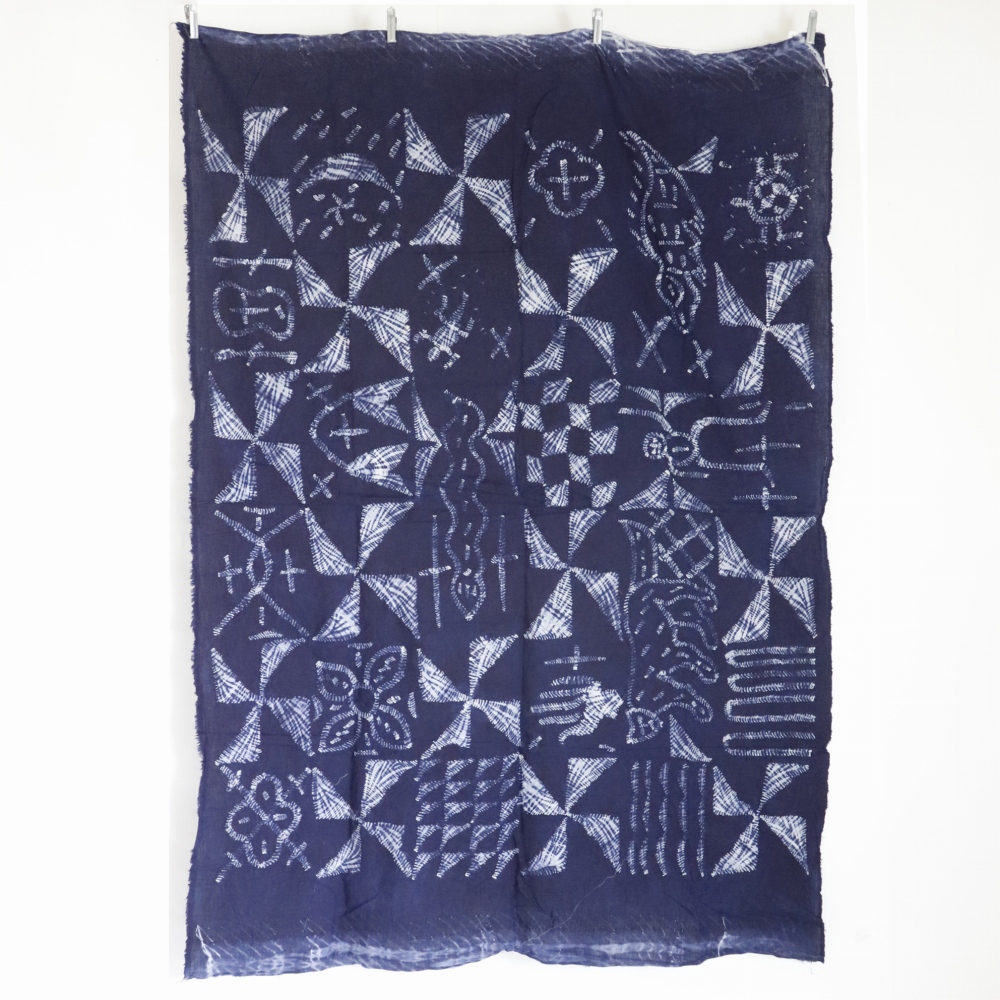 イボ藍染布 一点物 14