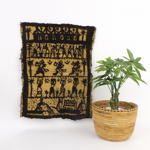 泥染めジェンネ絵布極小