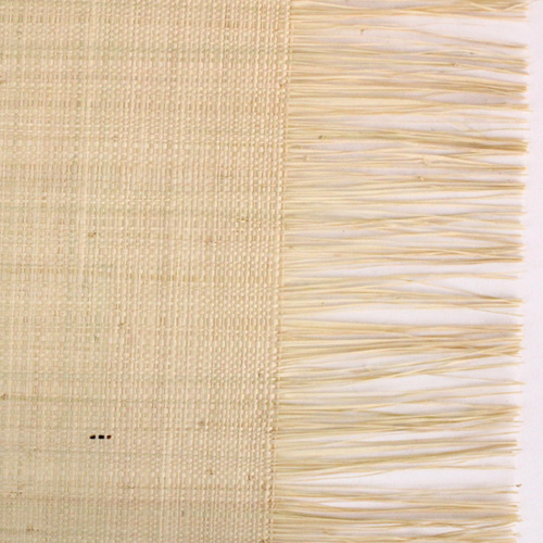 ラフィア生地ラバン生成り60x180ナチュラル