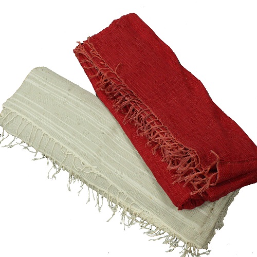 綿裂布ベットカバー 約170x220無地