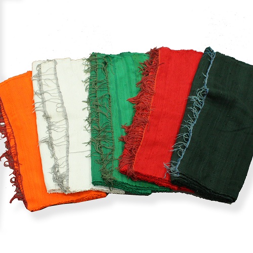 綿裂布ベットカバー 約180x220無地