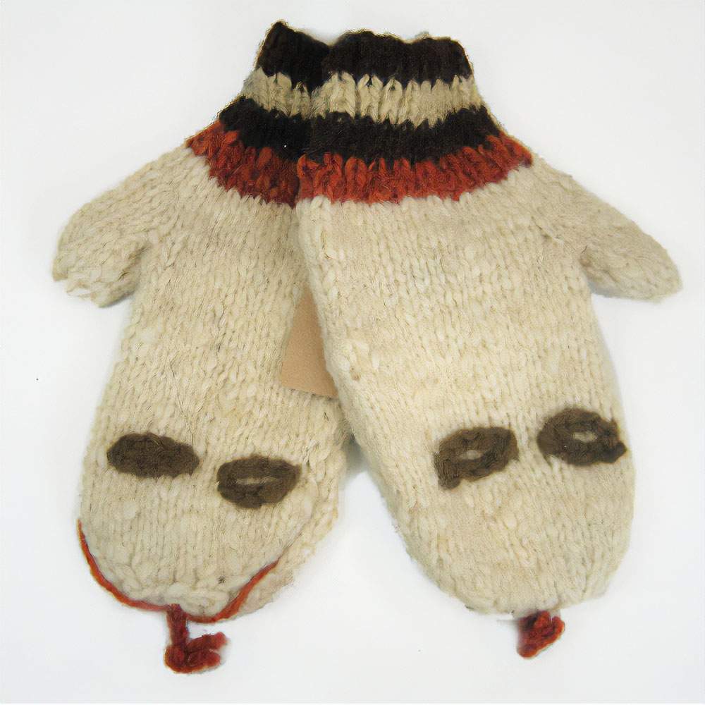 【SALE】ケナナニッターズ ウール動物手袋 子ども用 ヘビ @1500→1000円