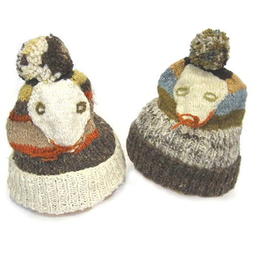 【SALE】ケナナニッターズ ウール動物帽子 ヘビ @3000→1000円