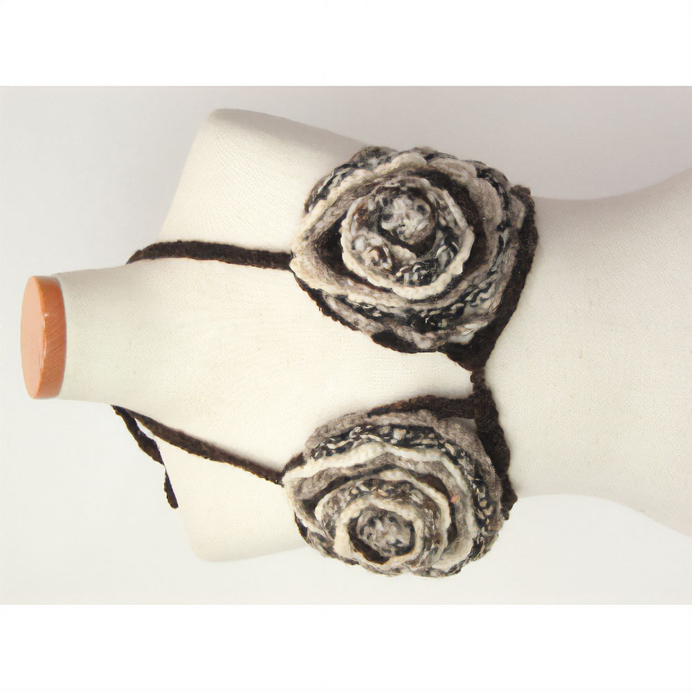 【SALE】ケナナニッターズ ウールお花ビキニ ナチュラル @5800→2800円