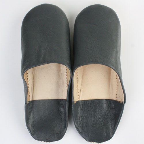 バブーシュ無地 S29ダークグレー 39/43