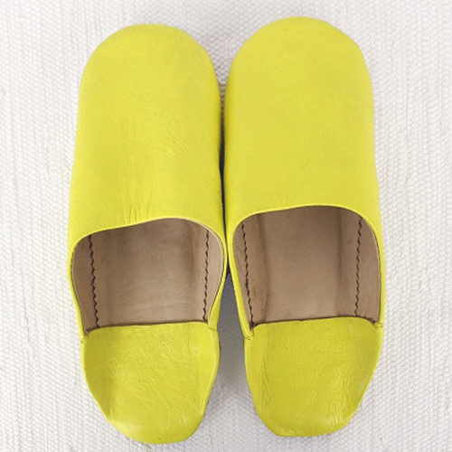 バブーシュ無地 S4黄 39/43