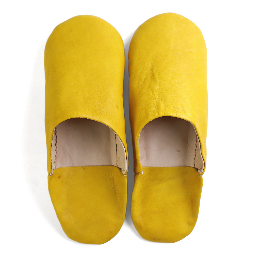 バブーシュ無地 S13黄 粉  39/43