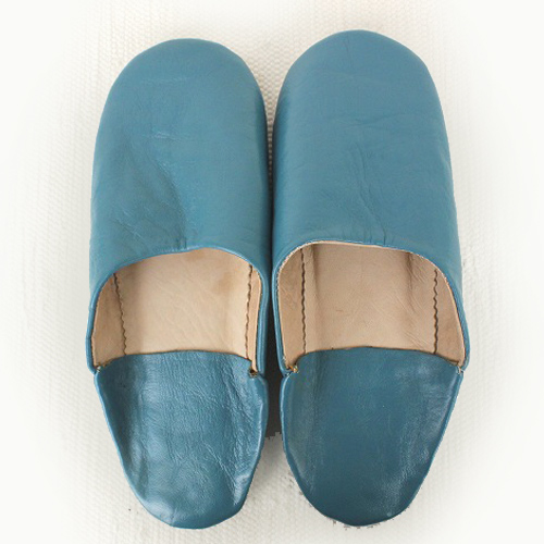 バブーシュ無地 F9あおぞら 39/41/43/45