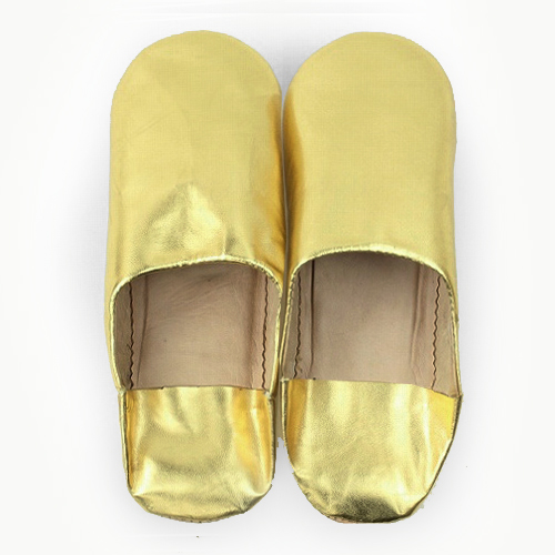 バブーシュ無地 ゴールド 39/43