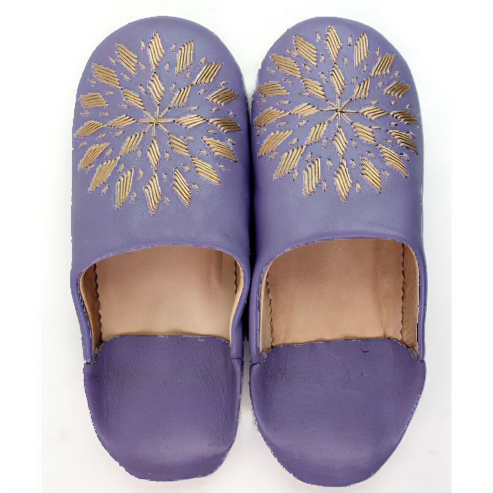 バブーシュ刺繍 F6あけびx102ベージュ