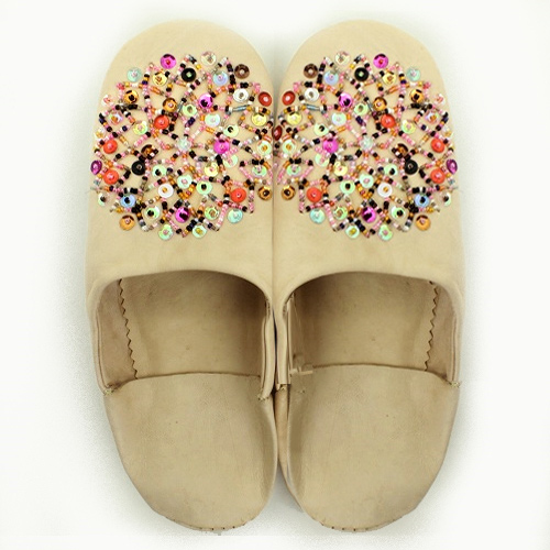 バブーシュ ビーズスパンコール S19生成マルチ